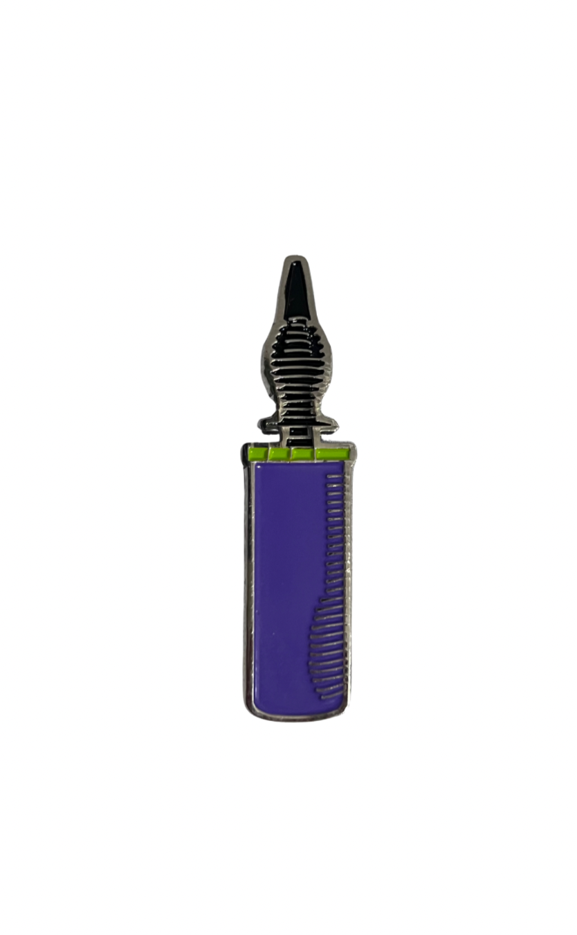 GREEN AND PURPLE HAND PUMP PIN