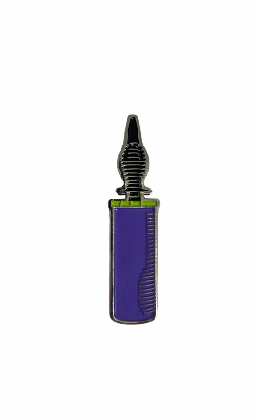 GREEN AND PURPLE HAND PUMP PIN