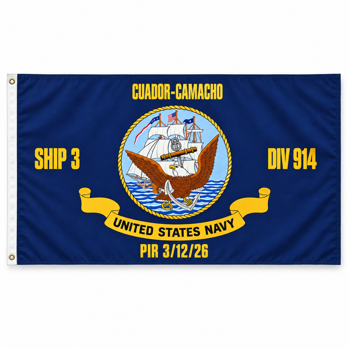 Navy Flag 5X3