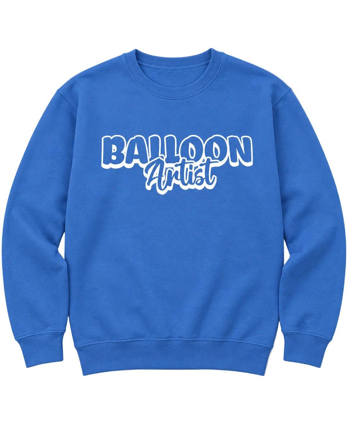 BALLOON ARTIST CREWNECK SWEATSHIRT - CLEAR LETTERS