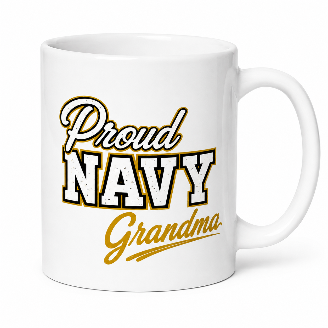 Proud Navy GRANDMA coffee mug