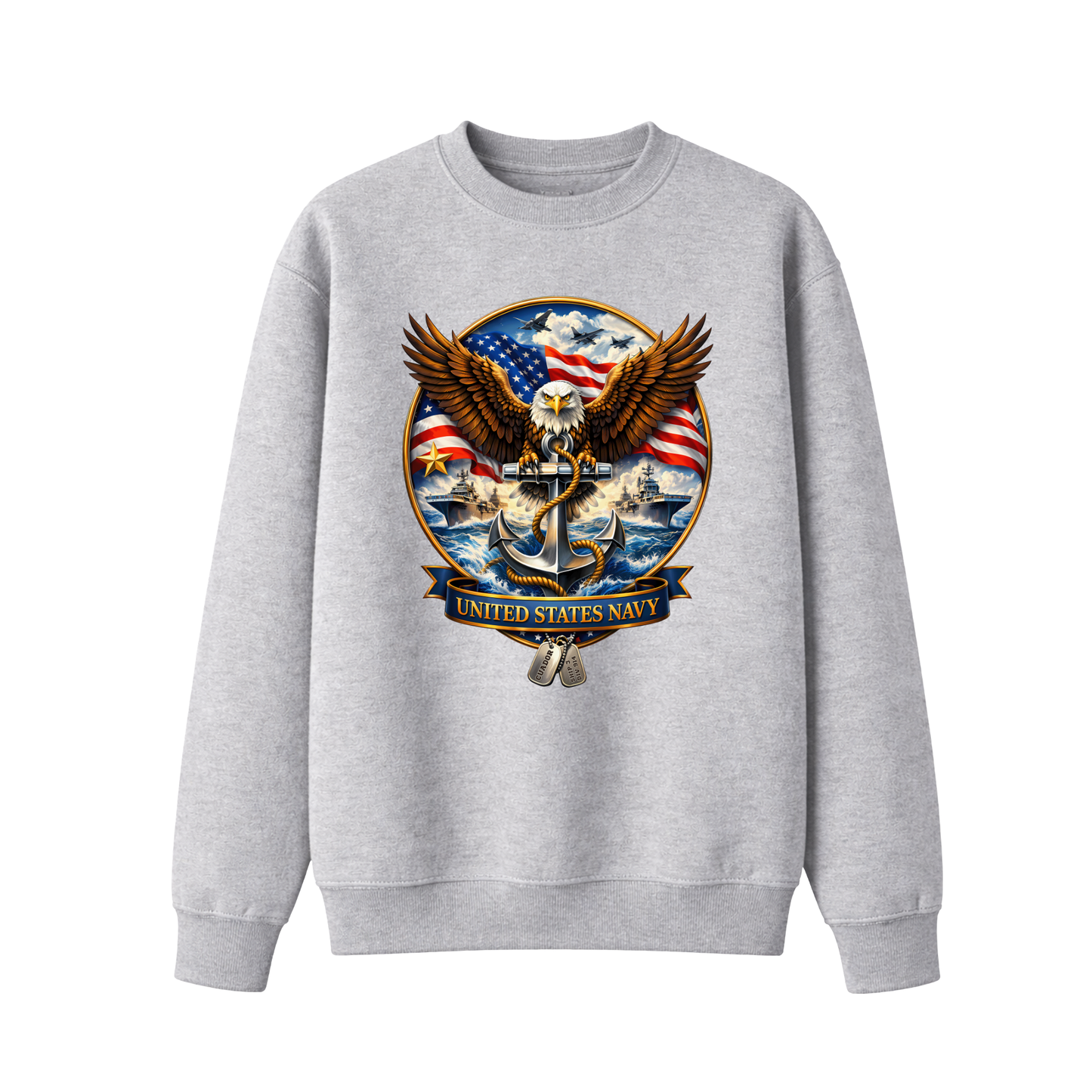Navy Eagle Ship & Tags