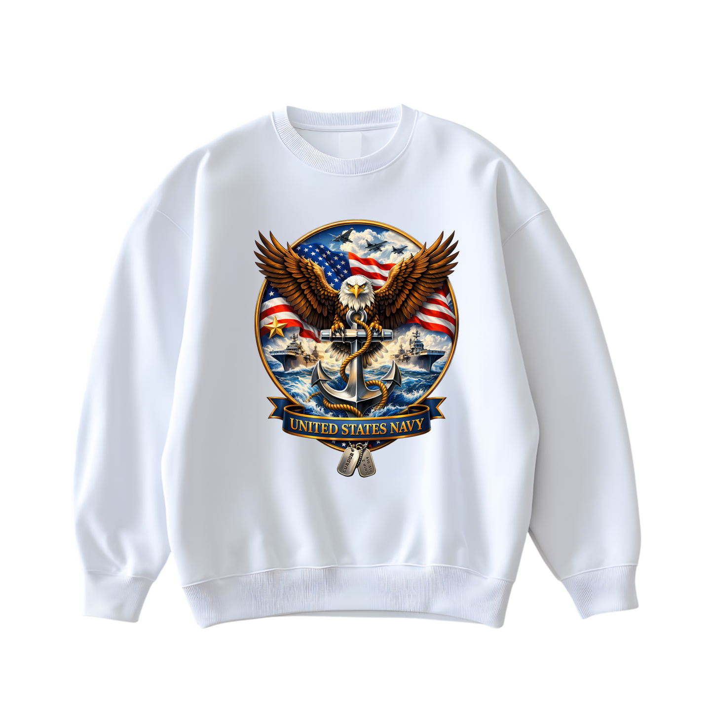 Navy Eagle Ship & Tags