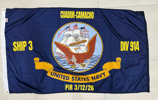 Navy Flag 5X3