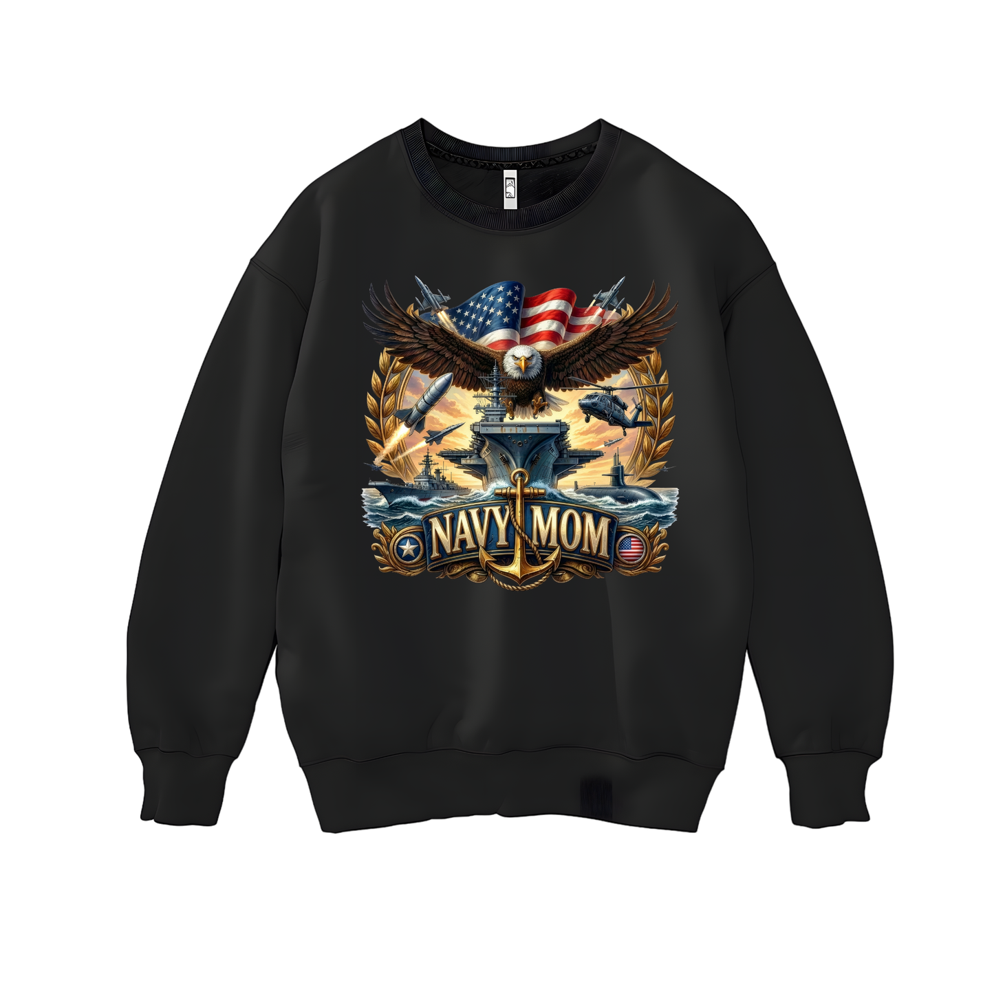 Navy MOM on Anchor