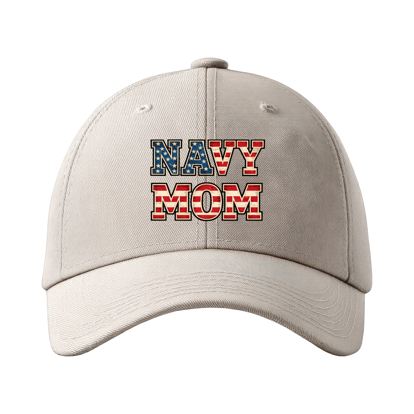 Navy MOM American Cap