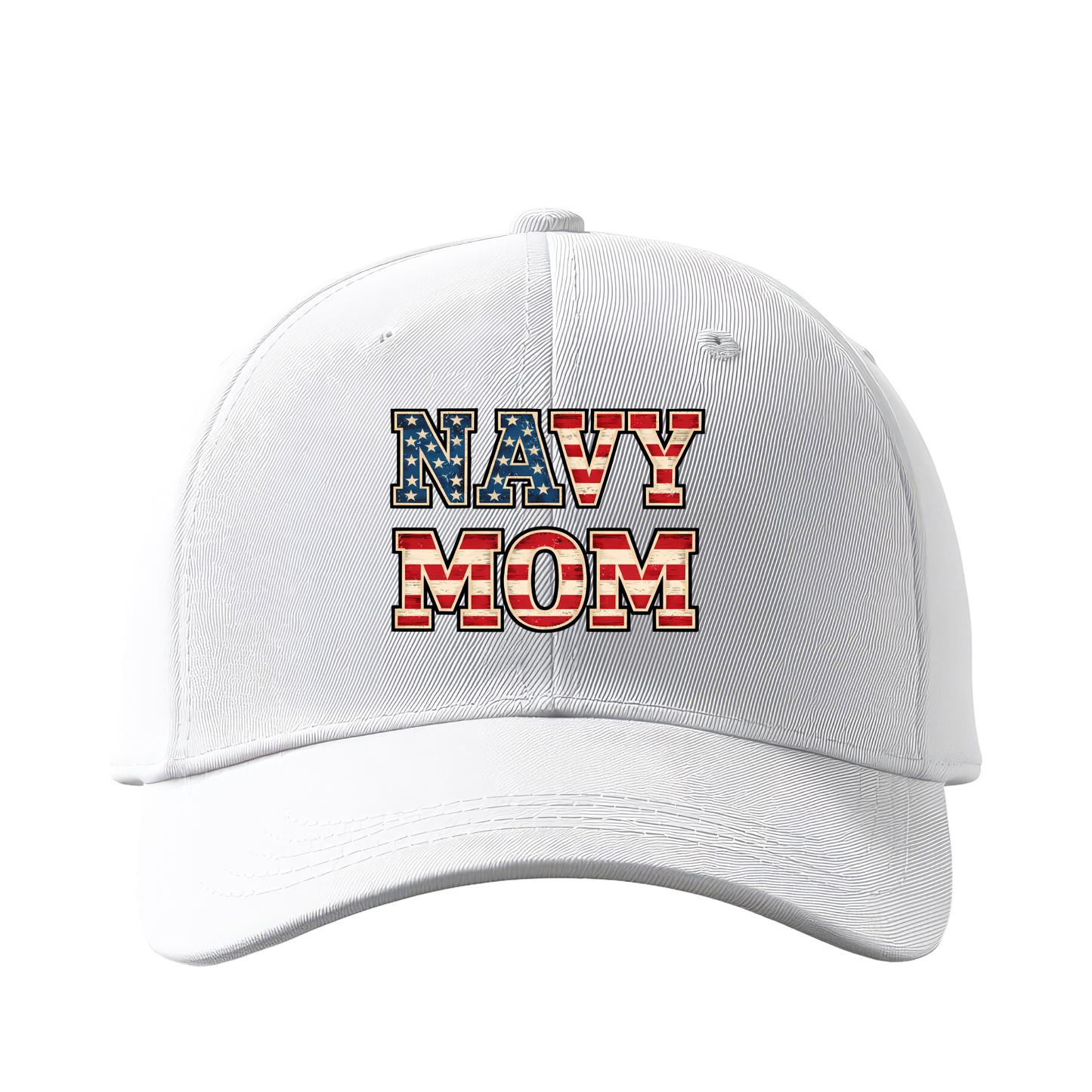 Navy MOM American Cap
